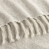 Indigo Road by Egypt Sherrod Olema Loose Weave Tasseled Linen Blend Midweight Throw