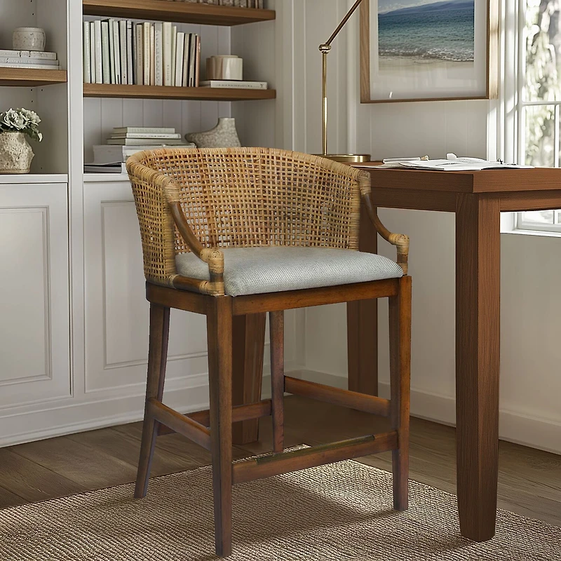 Playa Counter Height Upholstered Bar Stool
