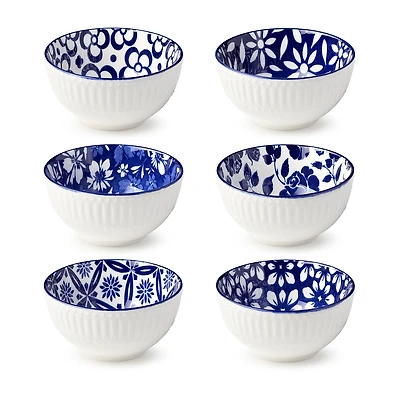 Certified International Madison 6-pc. Porcelain Ice Cream Bowl