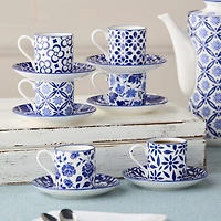 Certified International Madison 6-pc. Cup & Saucer Set