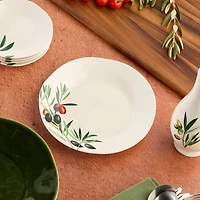 Certified International Oliva 4-pc. Stoneware Salad Plate