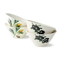 Certified International Oliva 4-pc. Stoneware Ice Cream Bowl