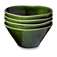 Certified International Verde 4-pc. Stoneware Ice Cream Bowl
