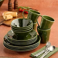 Certified International Verde 4-pc. Stoneware Ice Cream Bowl