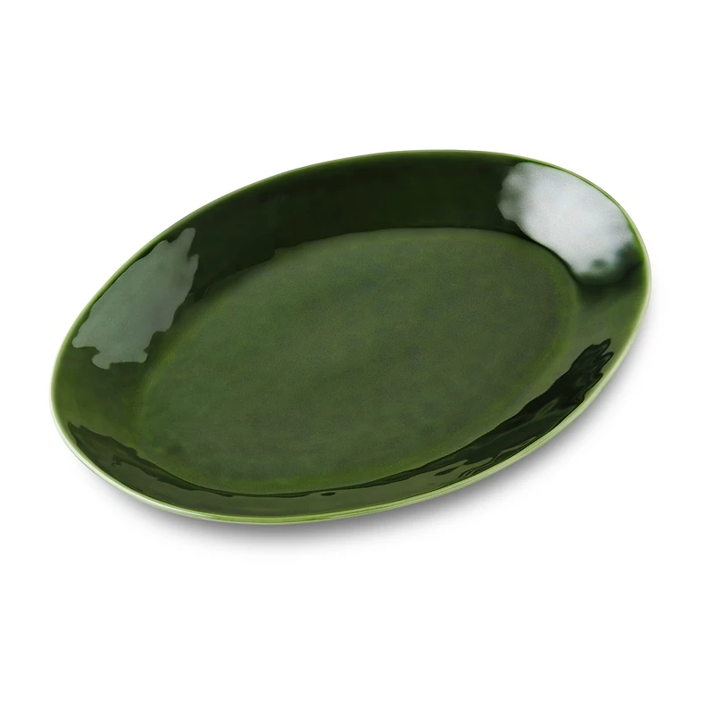 Certified International Verde Stoneware Serving Platter