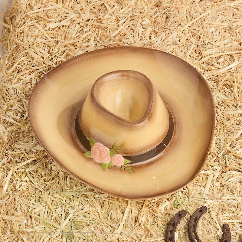 Certified International Rosewood Ceramic Serving Platter