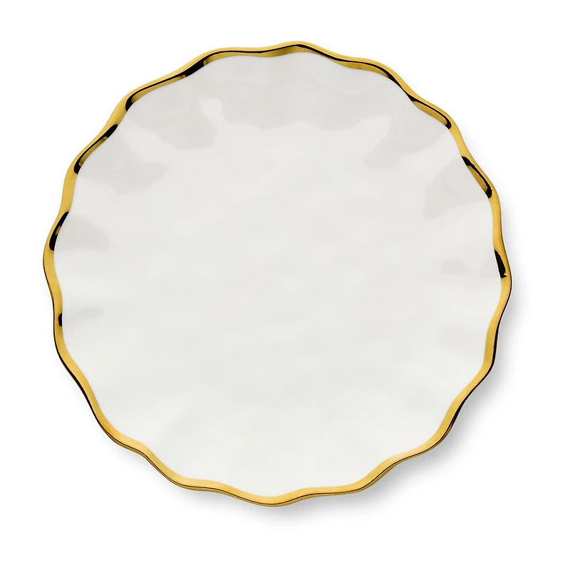 Certified International Regency Gold 4-pc. Porcelain Dinner Plate