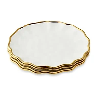 Certified International Regency Gold 4-pc. Porcelain Dinner Plate