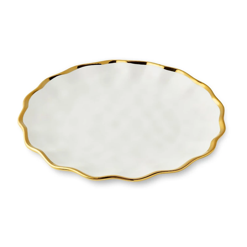 Certified International Regency Gold 4-pc. Porcelain Dinner Plate