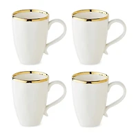 Certified International Regency Gold 4-pc. Coffee Mug
