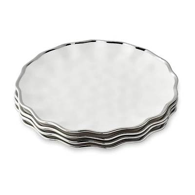 Certified International Regency Silver 4-pc. Porcelain Dinner Plate