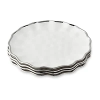 Certified International Regency Silver 4-pc. Porcelain Dinner Plate