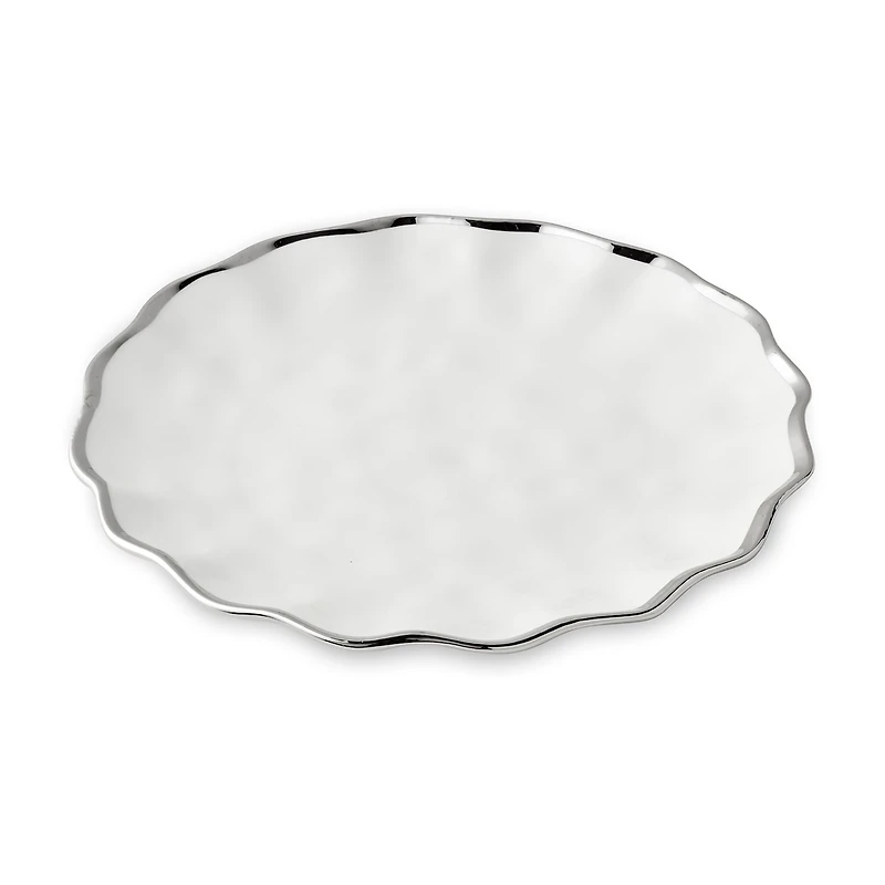 Certified International Regency Silver 4-pc. Porcelain Dinner Plate