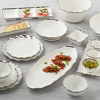 Certified International Regency Silver 4-pc. Porcelain Soup Bowl