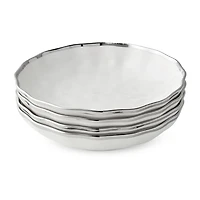 Certified International Regency Silver 4-pc. Porcelain Soup Bowl