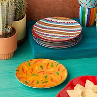 Certified International Caliente 6-pc. Porcelain Salad Plate