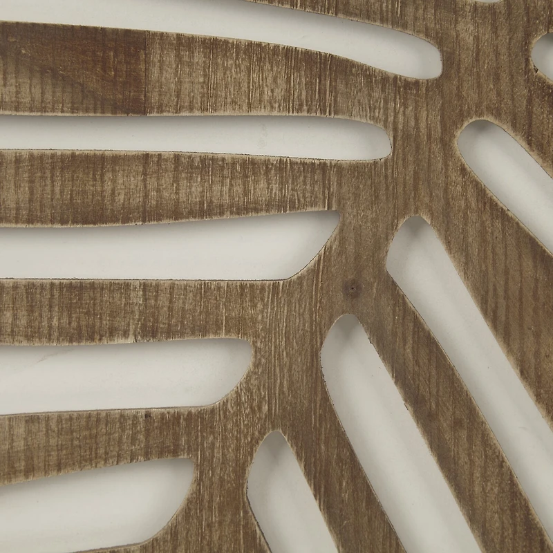 Madison Park Birch Palms Two-Tone Wood Panel 2-pc. Wall Art Set