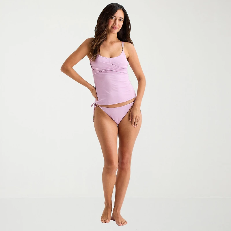 Mynah Womens Lined Tankini Swimsuit Top