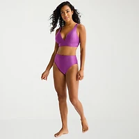 Mynah Womens Adjustable Straps Bralette Bikini Swimsuit Top