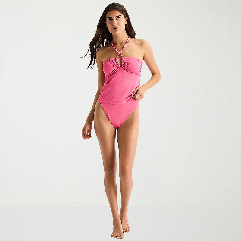 Mynah Womens Lined Tankini Swimsuit Top