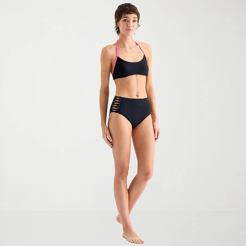 Arizona Womens Juniors Bralette Bikini Swimsuit Top