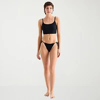 Arizona Womens Adjustable Straps Juniors Bralette Bikini Swimsuit Top