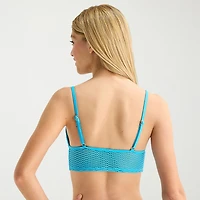 Arizona Womens Juniors Midkini Swimsuit Top