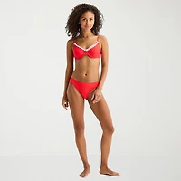 Arizona Womens Adjustable Straps Juniors Bralette Bikini Swimsuit Top
