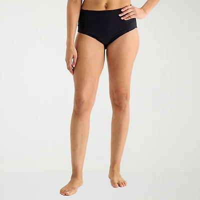 Sonnet Shores Womens Full Coverage High Waist Bikini Swimsuit Bottom