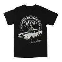 Novelty Shelby Cobra Mens Crew Neck Short Sleeve Regular Fit Graphic T-Shirt
