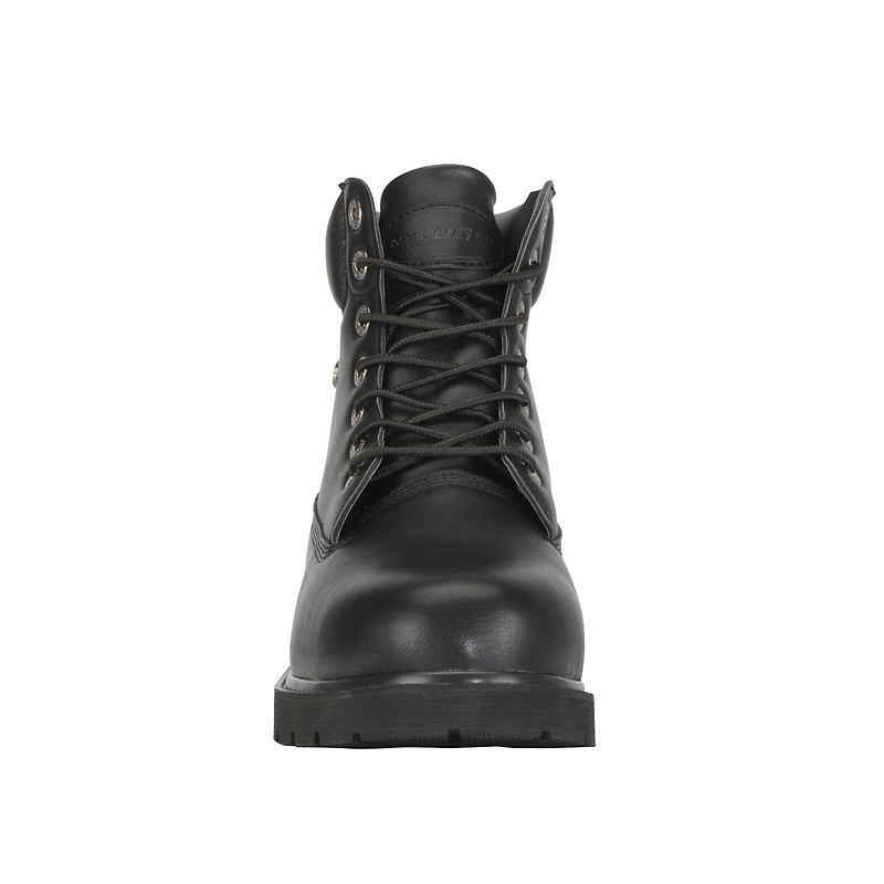 Lugz Mens Drifter 6 Steel Toe Water Resistant Slip Flat Heel Work Boots