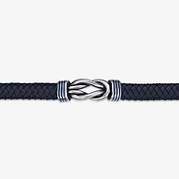 Mens Stainless Steel Cord Bracelet