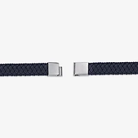 Mens Stainless Steel Cord Bracelet