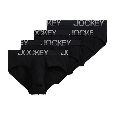 Jockey Active Stretch Mens 4 Pack Support Pouch Briefs 9129