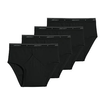 Jockey Classics Low-Rise Mens 4 Pack Briefs 9966