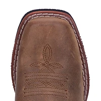 Dan Post Little & Big Kid Boys Rascal Stacked Heel Cowboy Boots