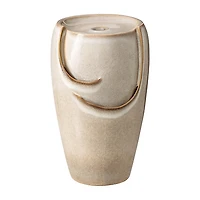 Glitzhome 21.25" Ceramic Pot Outdoor Fountains