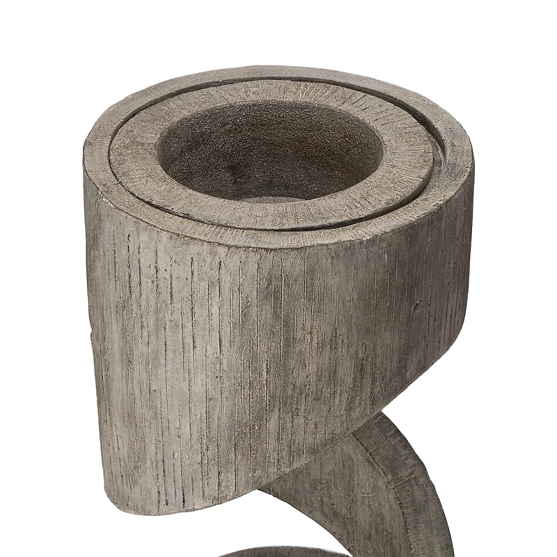 Glitzhome 31.25" Polyresin Curving Outdoor Fountains