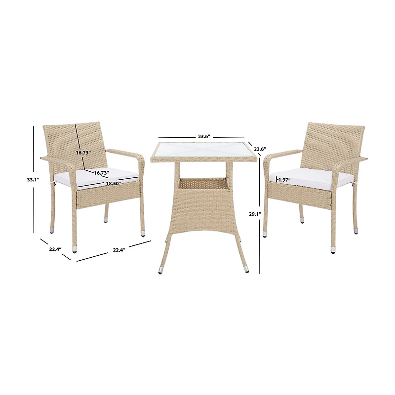 Safavieh Laban 3-pc. Bistro Set