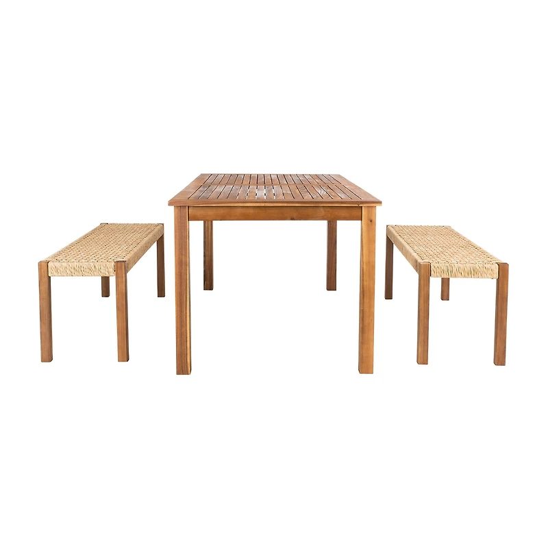Safavieh Aquina 3-pc. Rectangular Dining Set