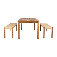 Safavieh Aquina 3-pc. Rectangular Dining Set