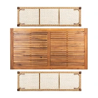 Safavieh Aquina 3-pc. Rectangular Dining Set