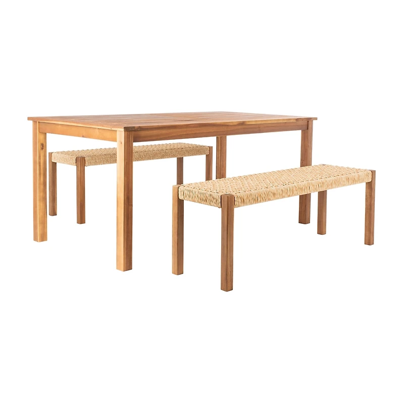 Safavieh Aquina 3-pc. Rectangular Dining Set