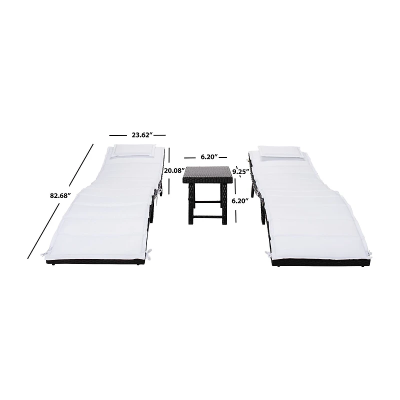 Carew 3-pc. Patio Lounge Set