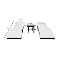 Carew 3-pc. Patio Lounge Set
