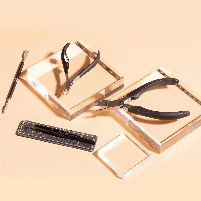 Japonesque Toenail Clipper & Cuticle Pusher Soft Touch Manicure Kit