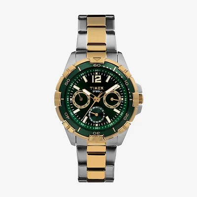 Timex Mens Two Tone Stainless Steel Bracelet Watch Tw2v78700ji