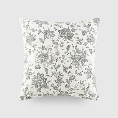 Casual Comfort Jacobean Cotton Square Throw Pillow