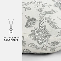 Casual Comfort Jacobean Cotton Square Throw Pillow