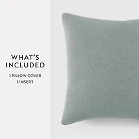 Casual Comfort Distressed Stonewash Cotton Decor Throw Pillow